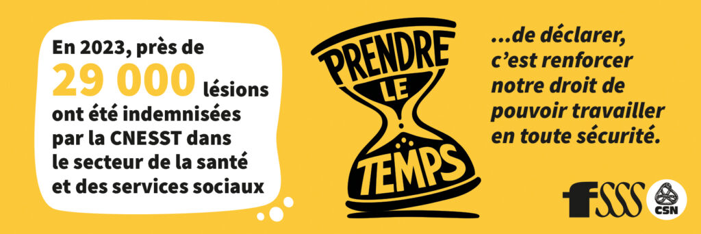 Santé et sécurité du travail Prendre le temps Signature